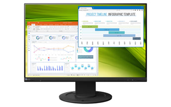 EIZO Monitor EV2360-Swiss Edition Schwarz