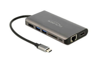 Delock Dockingstation USB 3.1 Typ-C HDMI/DP/USB 3.0/SD/LAN/PD 3.0