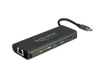 Delock Dockingstation USB3.1 Typ-C – HDMI/LAN/SD/USB-A/USB-C PD