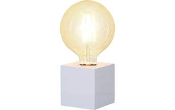 Star Trading Tischleuchte KUB E27 Weiss