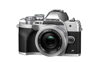 OM-System Fotokamera E-M10 Mark IV Kit 14-42 Silber
