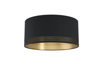 EGLO Leuchten Deckenleuchte ESTEPERRA 1x E27, Schwarz/Gold