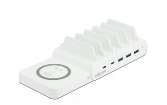 Delock Ladestation 41450 mit Wireless Charger