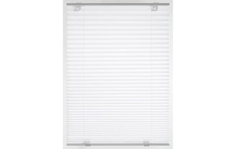 Gardinia Plissée Solo mit Saugnäpfen, blickdicht 40 x 130 cm, Weiss