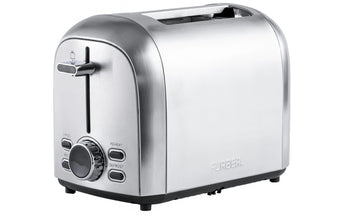 FURBER Toaster Crusty Silber