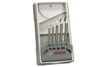 Bosch Professional Fliesenbohrer-Set CYL-9 Ceramic, 5.5 - 10 mm, 5-teilig