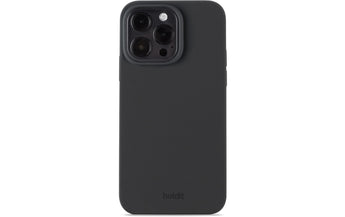 Holdit Back Cover Silicone iPhone 14 Pro Max Schwarz