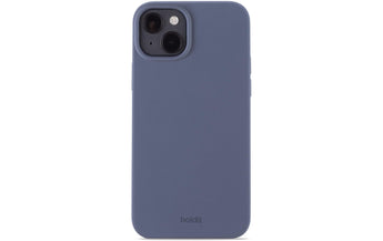 Holdit Back Cover Silicone iPhone 15 Plus Blau