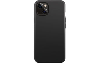Xqisit Back Cover Silicone Case AB iPhone 14 Plus Schwarz