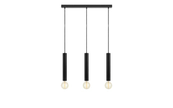 Markslöjd Pendelleuchte Sencillo, 3 x E27, max. 40W, Schwarz