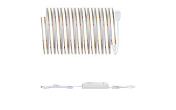 Paulmann LED-Stripe MaxLED 1000 BasisSet COB, 2700 K, 3 m, Silber