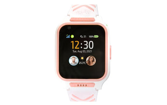 MyKi Smartwatch GPS Kinder Uhr MyKi 4 Weiss/Pink mit SIM-Karte