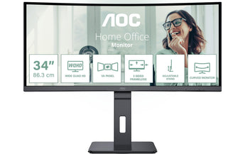 AOC Monitor CU34P3CV 34 , 3440 x 1440 (UWQHD)