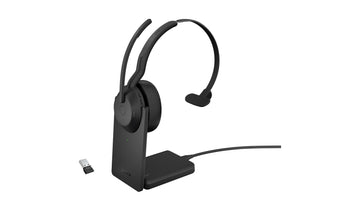 Jabra Headset Evolve2 55 Mono UC, USB-A, inkl. Ladestation