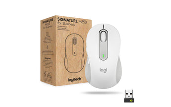 Logitech Maus Signature M650 for Business Weiss