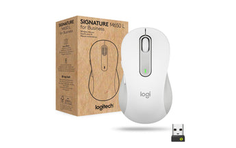 Logitech Maus Signature M650 L for Business Weiss