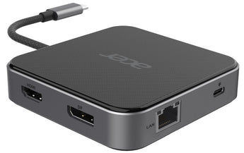 Acer Dockingstation USB-C Dock Multi Display Hub 8K Dongle 7-in-1