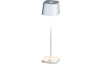 Konstsmide Akku-Tischleuchte Capri Mini USB, 2200-3000K, 2.2 W, Weiss
