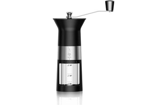 Bialetti Kaffeemühle Premium Schwarz/Silber