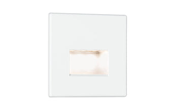 Paulmann Wandeinbauleuchte LED Edge Quadro, 1.2W, 2700K, Weiss