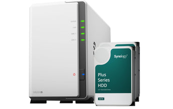 Synology NAS DS223j 2-bay Synology Plus HDD 16 TB