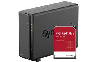 Synology NAS DiskStation DS124 1-bay WD Red Plus 6 TB