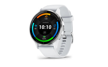 GARMIN Sportuhr Venu 3 Steinweiss / Silber