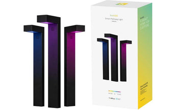 hombli Outdoor Sockelleuchte Pathway Light Kit 3 x 6W RGB, Schwarz