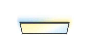 WiZ Panel Tunable White Deckenleuchte Rechteckig Schwarz 3400 lm