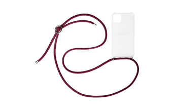 Urbany's Necklace Case iPhone 15 Pro Max Red Wine