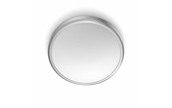 Philips Deckenleuchte Doris, 17W, 4000K, IP44, nickel
