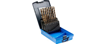Pferd HSSE-Spiralbohrer-Set 19-tlg. INOX N DIN 338