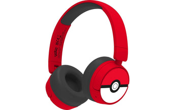 OTL On-Ear-Kopfhörer Pokémon Poké ball Rot; Weiss