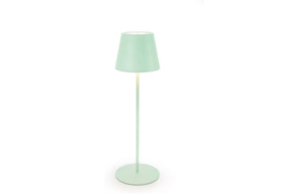 STT Tischleuchte Motion USB Luna, 23 LEDs, Ø 12 x 38 cm, Iceblue