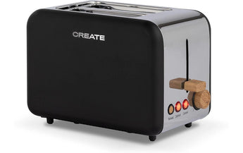 Create Toaster Retro Schwarz