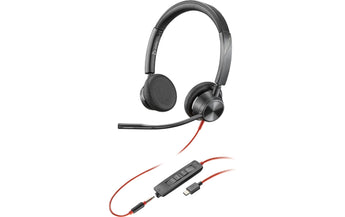 HP Headset Poly Blackwire 3325 USB-A/C, Klinke, Schwarz