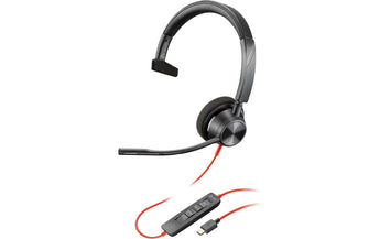 HP Headset Poly Blackwire 3310 MS USB-A/C, Schwarz