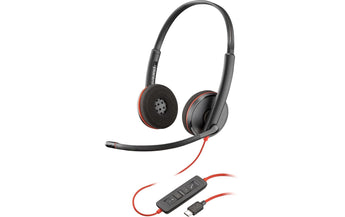 HP Headset Poly Blackwire 3220 Duo USB-A/C