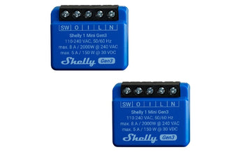 Shelly WLAN-Schalter Mini Gen3, 2 Stück