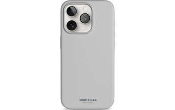 Vonmählen Back Cover Eco Silicone iPhone 15 Pro Max Light Gray