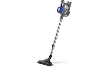 CLEANmaxx Akku-Hand- und Stielsauger Blau/Anthrazit