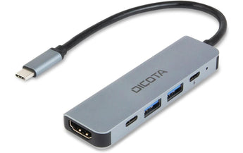 Dicota Dockingstation USB-Hub USB-C 5-in-1
