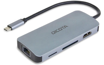 Dicota Dockingstation Dockingstation USB-C 8-in-1 PD 100W