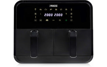 Princess Heissluft-Fritteuse 182068 Double Basket Airfryer 8 l
