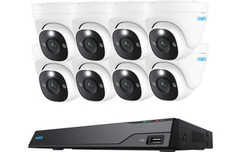 Reolink Überwachungsset NVS16-8MD8 4K PoE mit 8 Kameras