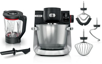 Bosch Küchenmaschine Serie 6 MUMS6ZS17 Edelstahl/Schwarz
