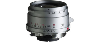 Voigtländer Festbrennweite Color-Skopar 50mm F/2.2 VM Silber – Leica M