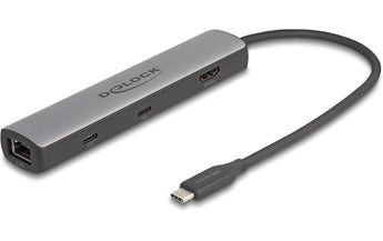 Delock Dockingstation USB-C HDMI/USB 10 Gbps/2.5 Gigabit LAN/PD 3.0