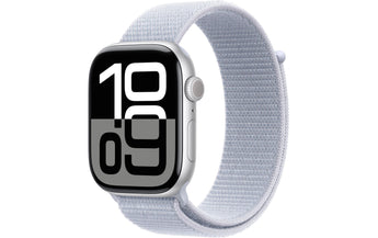 Apple Watch Series 10 46 mm LTE Alu Silber Loop Blau