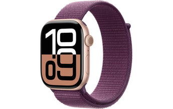 Apple Watch Series 10 42 mm LTE Alu Roségold Loop Plum